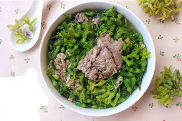 Cách làm món canh hoa thiên lý nấu cua trong veo