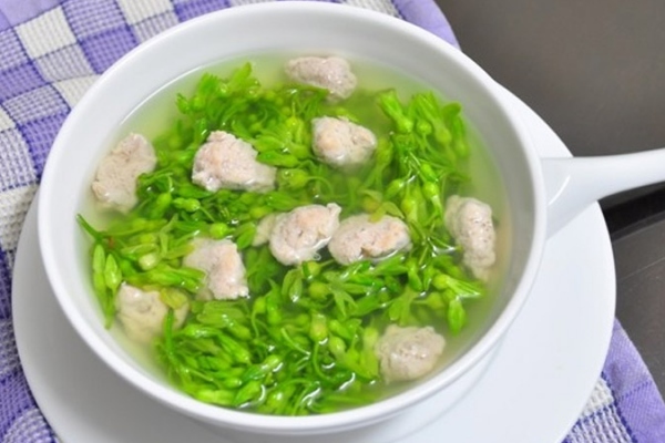 Canh thiên lý nấu thịt nạc siêu dễ, cực ngon, bổ dưỡng