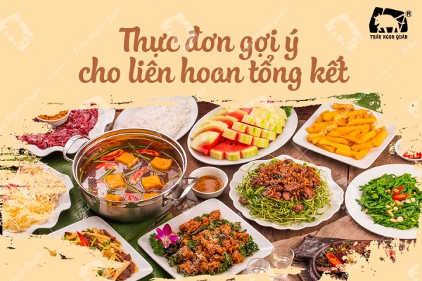 Thực đơn ăn liên hoan lớp đa dạng phong phú tại nấu cỗ 29