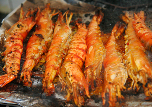 Tôm nướng sa tế